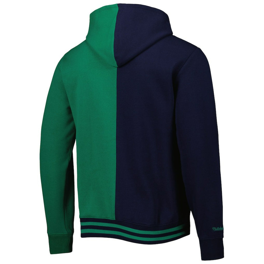 Dallas Mavericks Hardwood Classics Split Pullover Hoodie Navy/Green - NBA