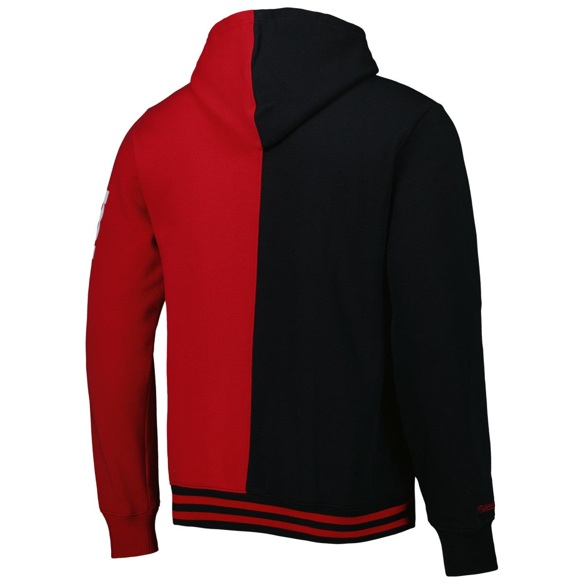 Miami Heat Hardwood Classics Split Pullover Hoodie Black/Red - NBA