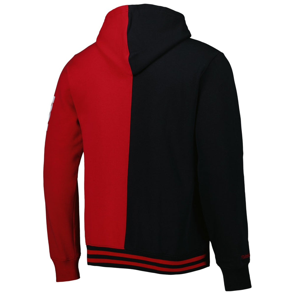 Miami Heat Hardwood Classics Split Pullover Hoodie Black/Red - NBA