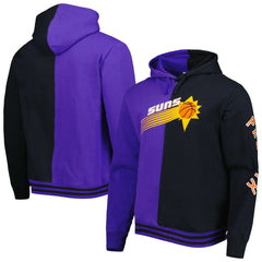 Phoenix Suns Hardwood Classics Split Pullover Hoodie Purple/Black - NBA