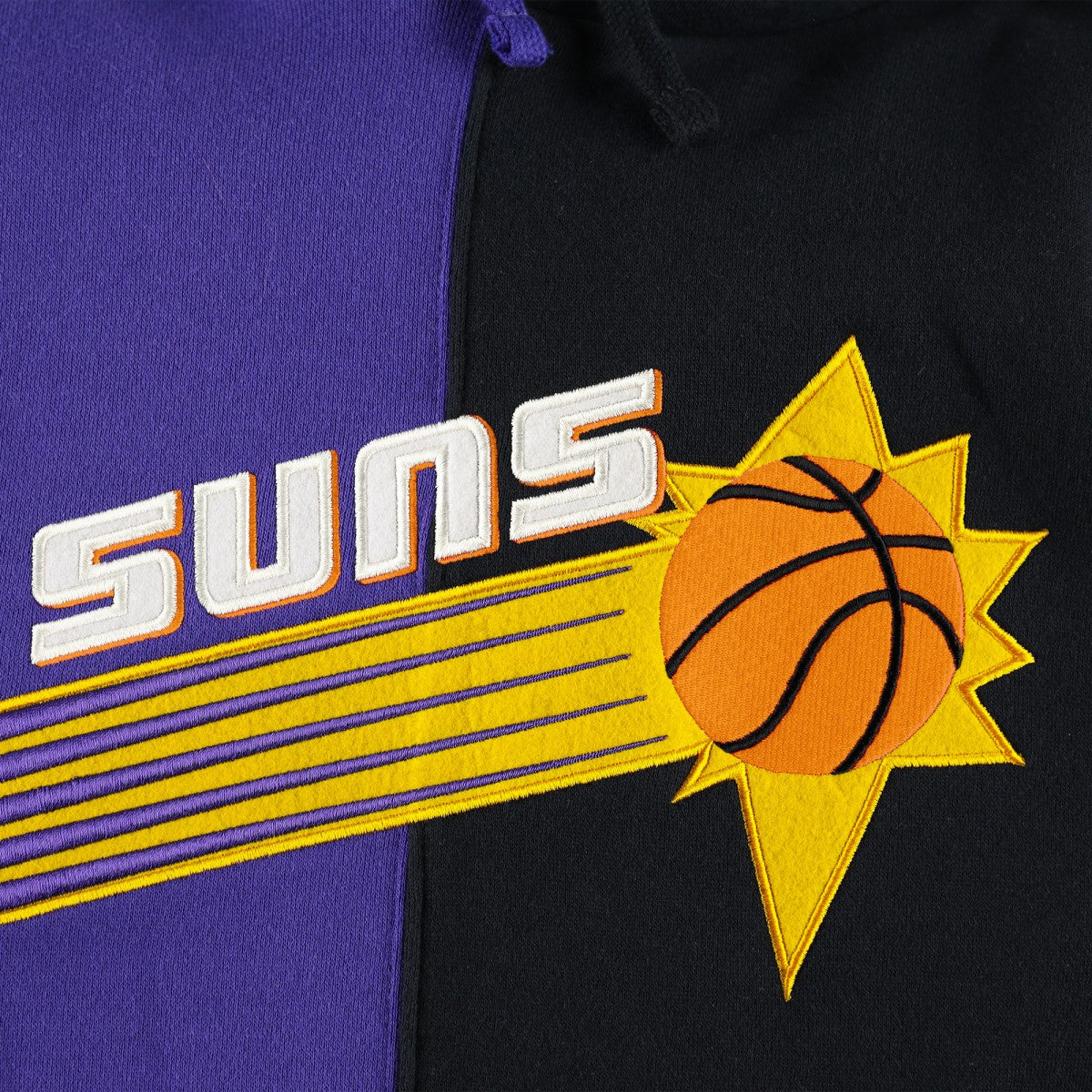 Phoenix Suns Hardwood Classics Split Pullover Hoodie Purple/Black - NBA
