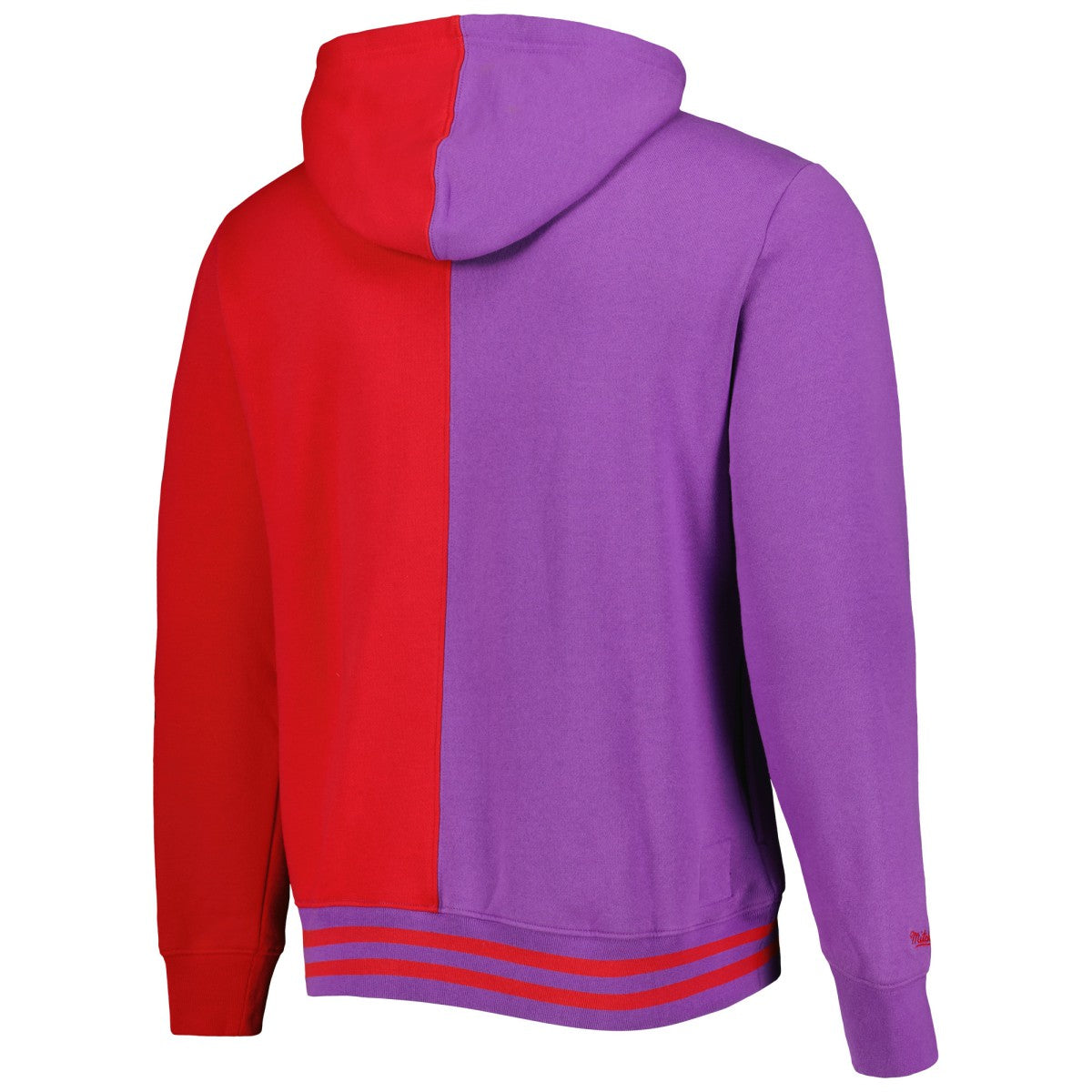 Toronto Raptors Hardwood Classics Split Pullover Hoodie Purple/Red - NBA