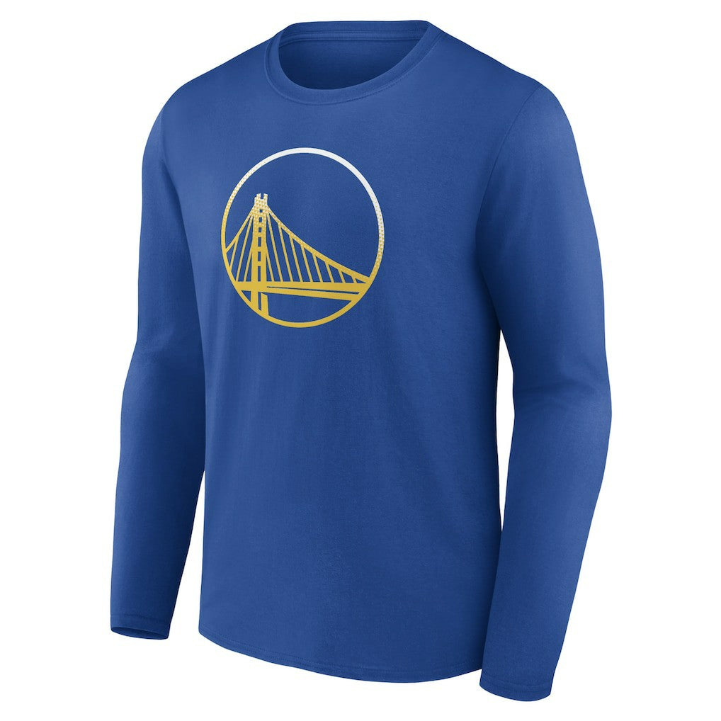 Golden State Warriors Gradient Logo Long Sleeve T-Shirt Royal - NBA