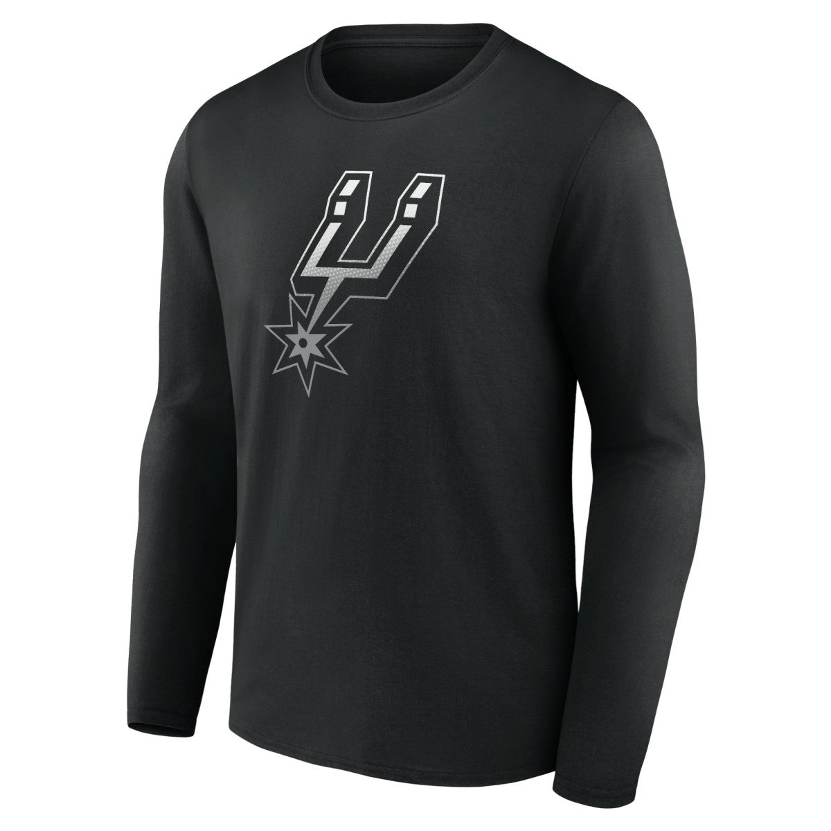 San Antonio Spurs Gradient Logo Long Sleeve T-Shirt Black - NBA