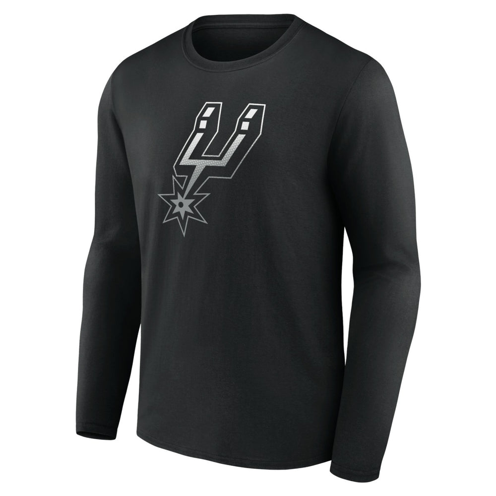 San Antonio Spurs Gradient Logo Long Sleeve T-Shirt Black - NBA