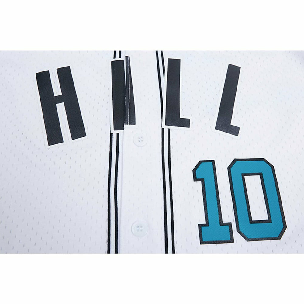 Tyreek Hill Miami Dolphins Pro Standard Mesh Baseball Button-Up T-Shirt White | NFL