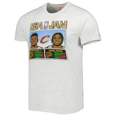 Donovan Mitchell & Darius Garland Cleveland Cavaliers Homage NBA Jam Tri-Blend T-Shirt Ash - NBA