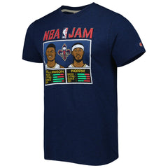 Zion Williamson & Brandon Ingram New Orleans Pelicans Homage NBA Jam Tri-Blend T-Shirt Navy - NBA