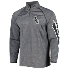 Chicago White Sox Stitches Wordmark Raglan Quarter-Zip Top - MLB