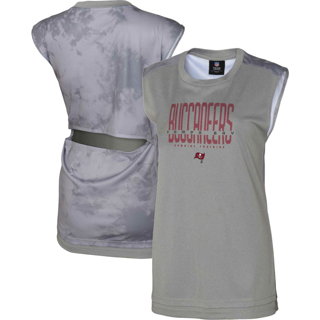 Tampa Bay Buccaneers Women's No Sweat Tank Top Gray | NFL