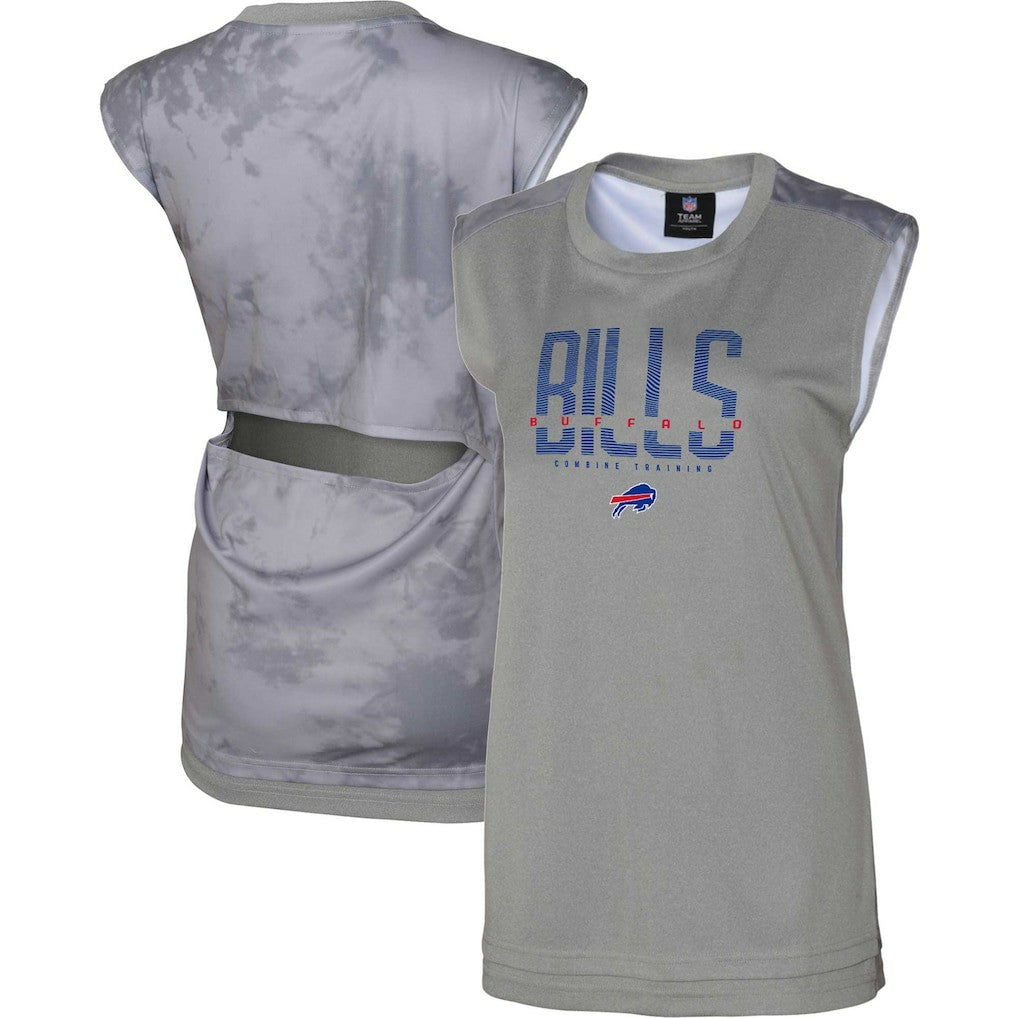 Buffalo Bills Women's No Sweat Tank Top Gray | NFL