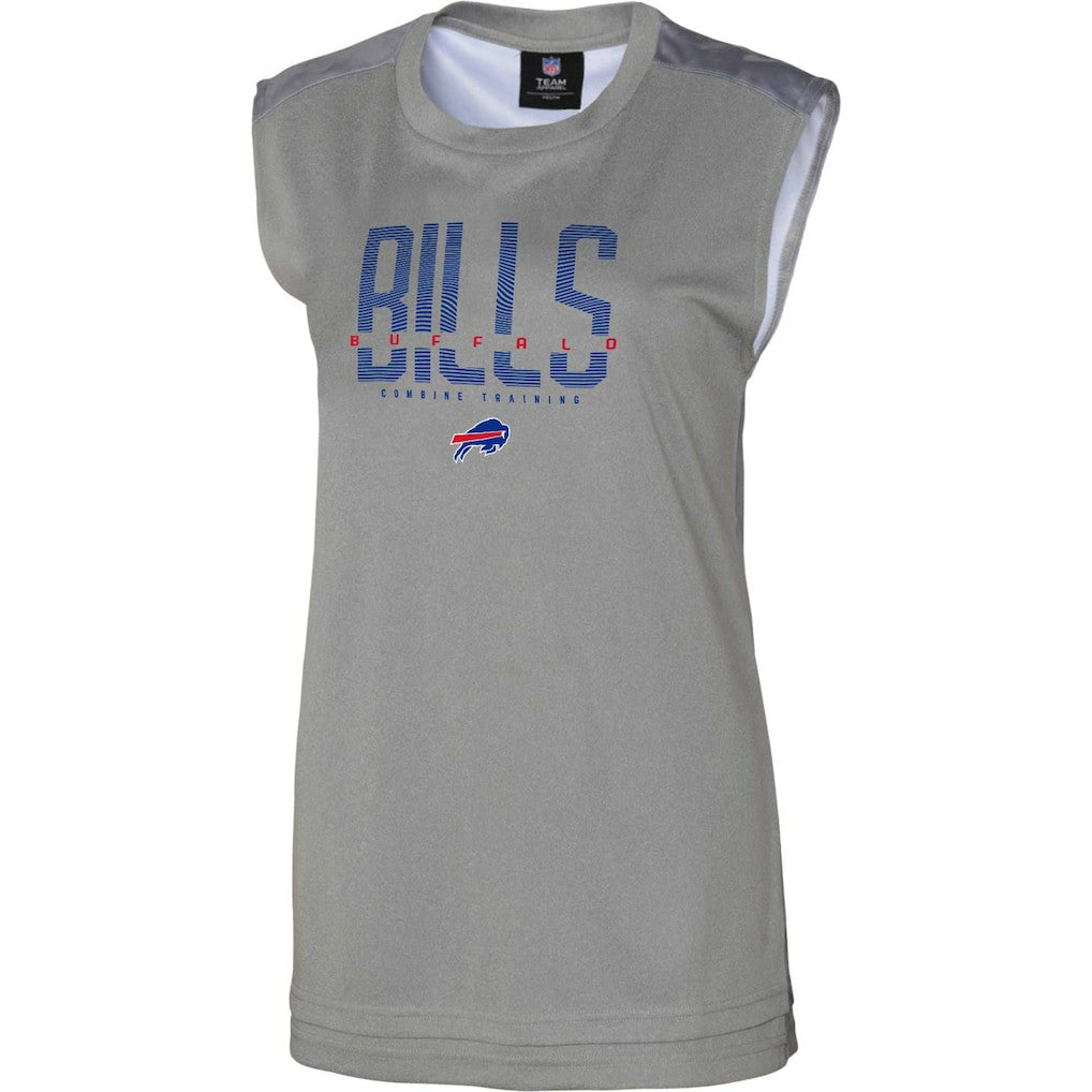 Buffalo Bills Women's No Sweat Tank Top Gray | NFL