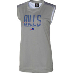 Buffalo Bills Women's No Sweat Tank Top Gray | NFL