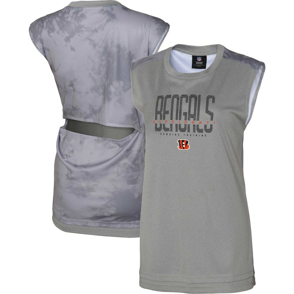 Cincinnati Bengals Women's No Sweat Tank Top Gray | NFL