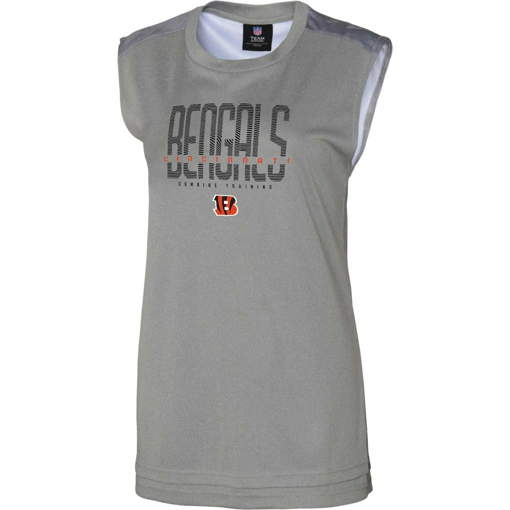 Cincinnati Bengals Women's No Sweat Tank Top Gray | NFL