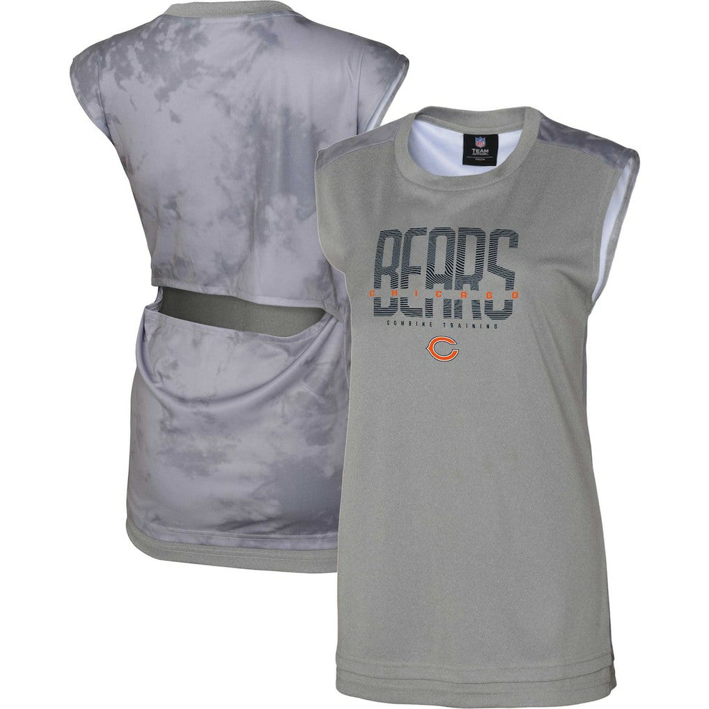 Chicago Bears Women's No Sweat Tank Top Gray | NFL