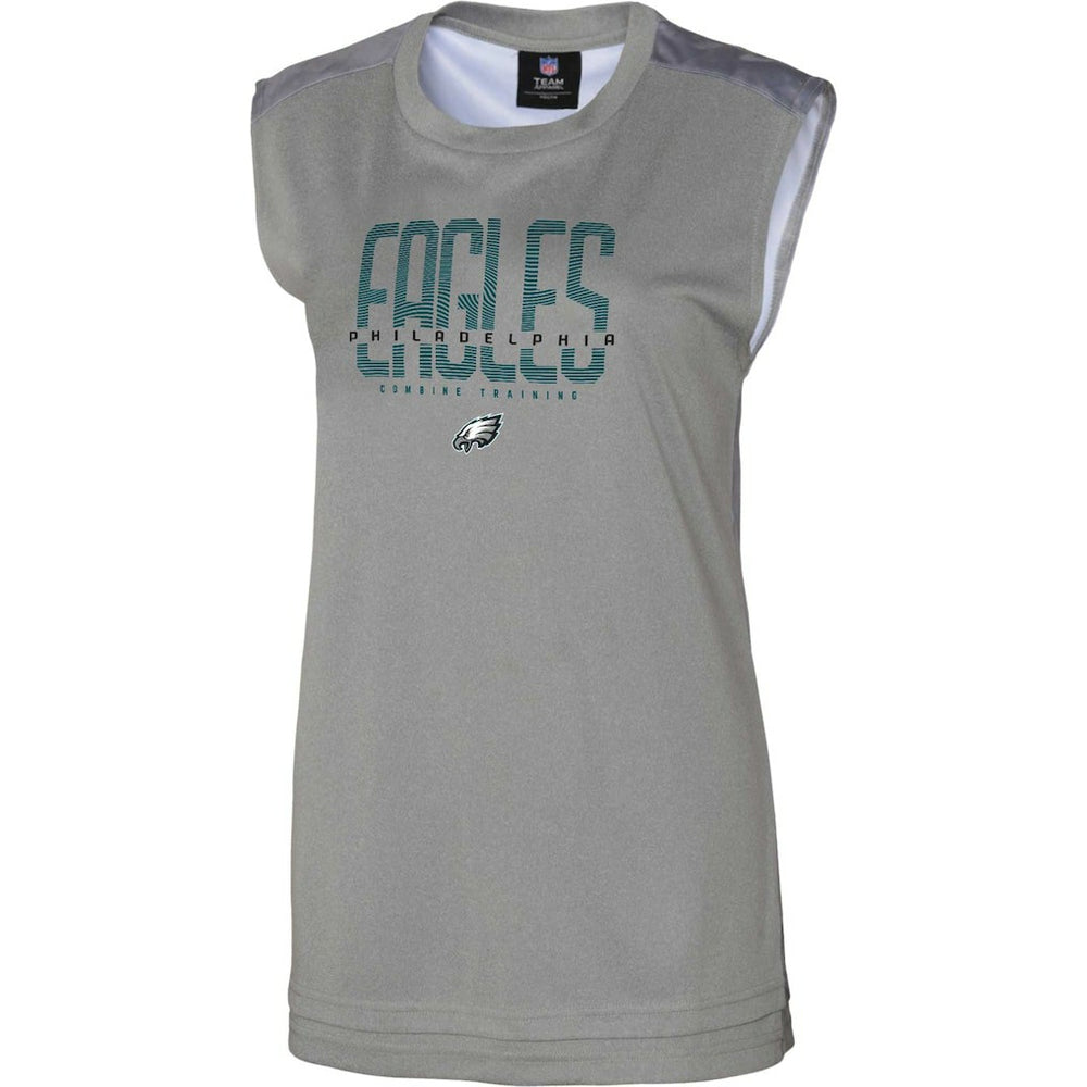 Philadelphia Eagles Women's No Sweat Tank Top Gray | NFL