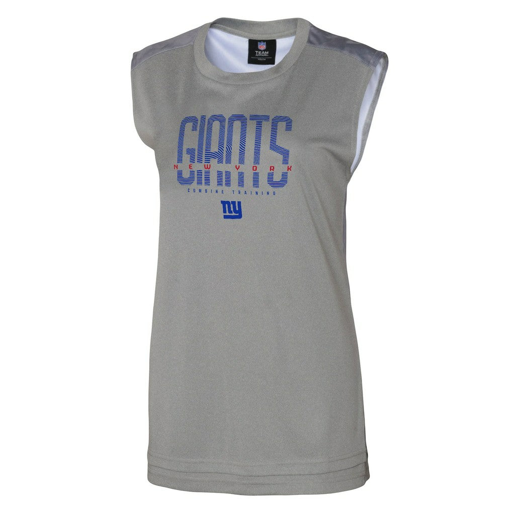 New York Giants Women's No Sweat Tank Top Gray | NFL