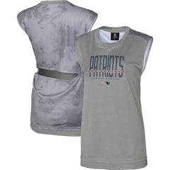 New England Patriots Women's No Sweat Tank Top Gray | NFL
