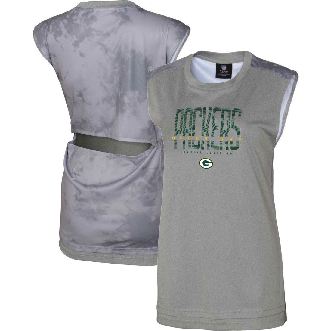 Green Bay Packers Women's No Sweat Tank Top Gray | NFL