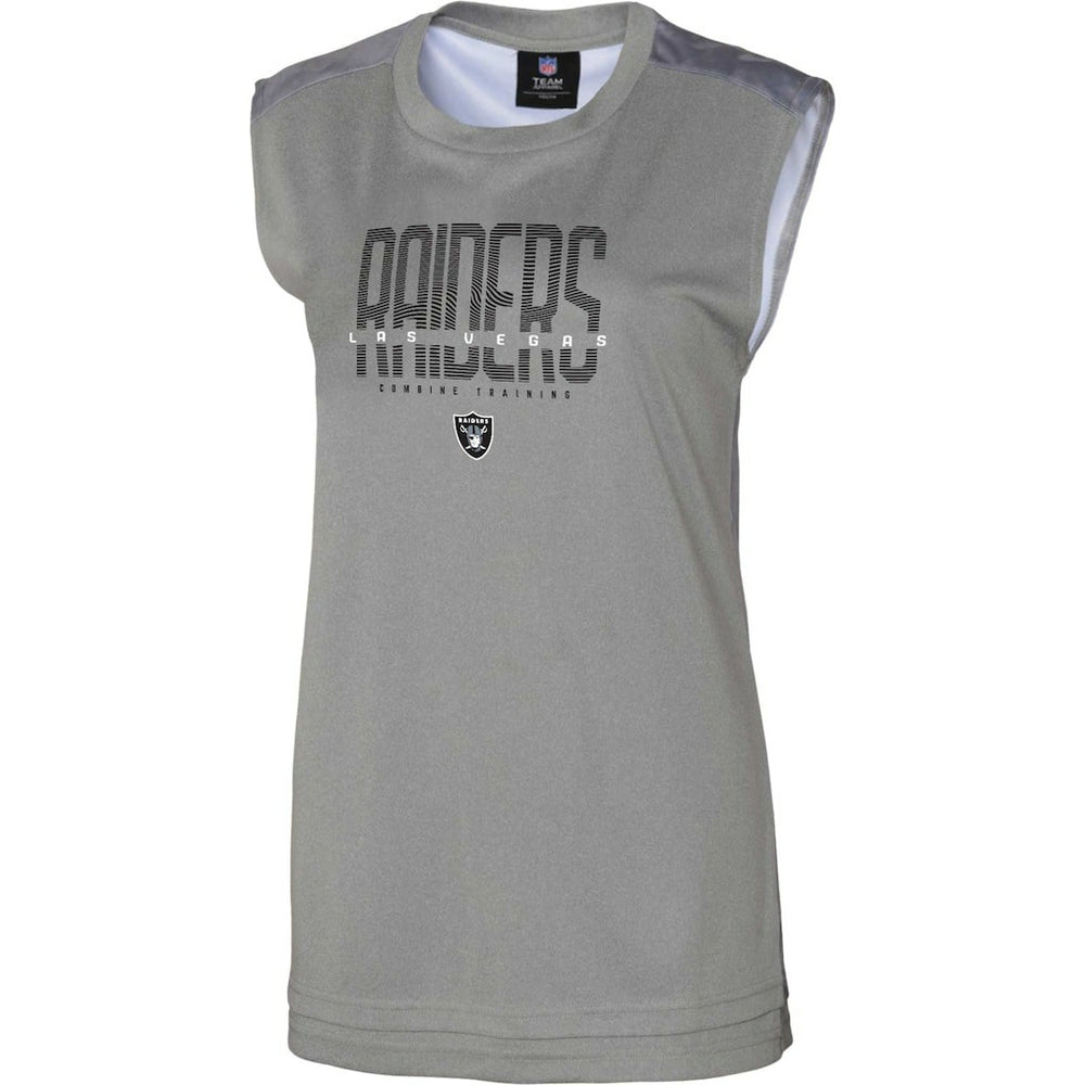 Las Vegas Raiders Women's No Sweat Tank Top Gray | NFL
