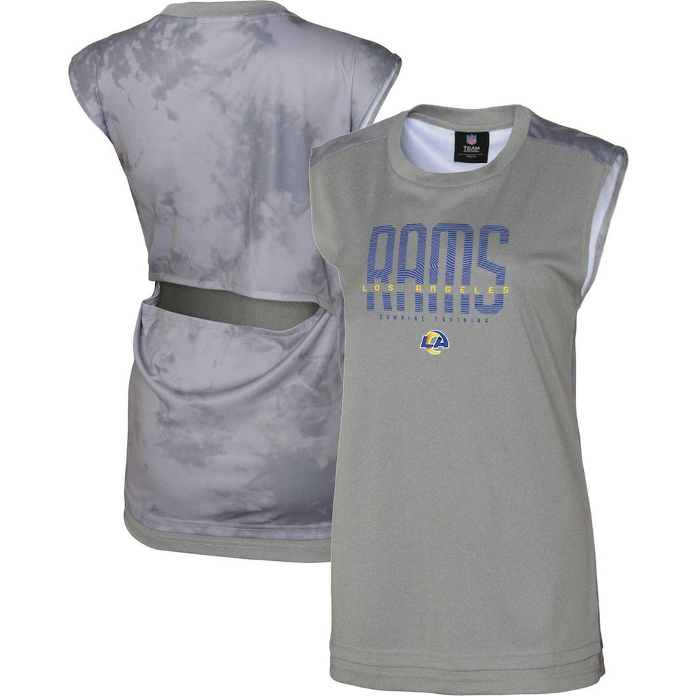 Los Angeles Rams Women's No Sweat Tank Top Gray | NFL
