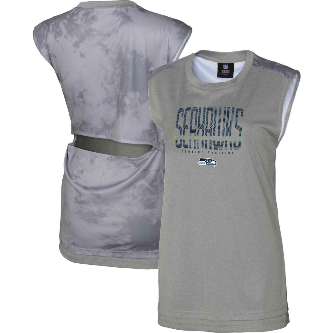 Seattle Seahawks Women's No Sweat Tank Top Gray | NFL