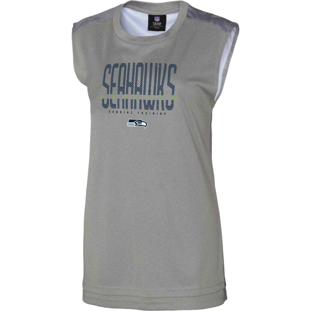 Seattle Seahawks Women's No Sweat Tank Top Gray | NFL