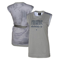 Dallas Cowboys Women's No Sweat Tank Top Gray | NFL