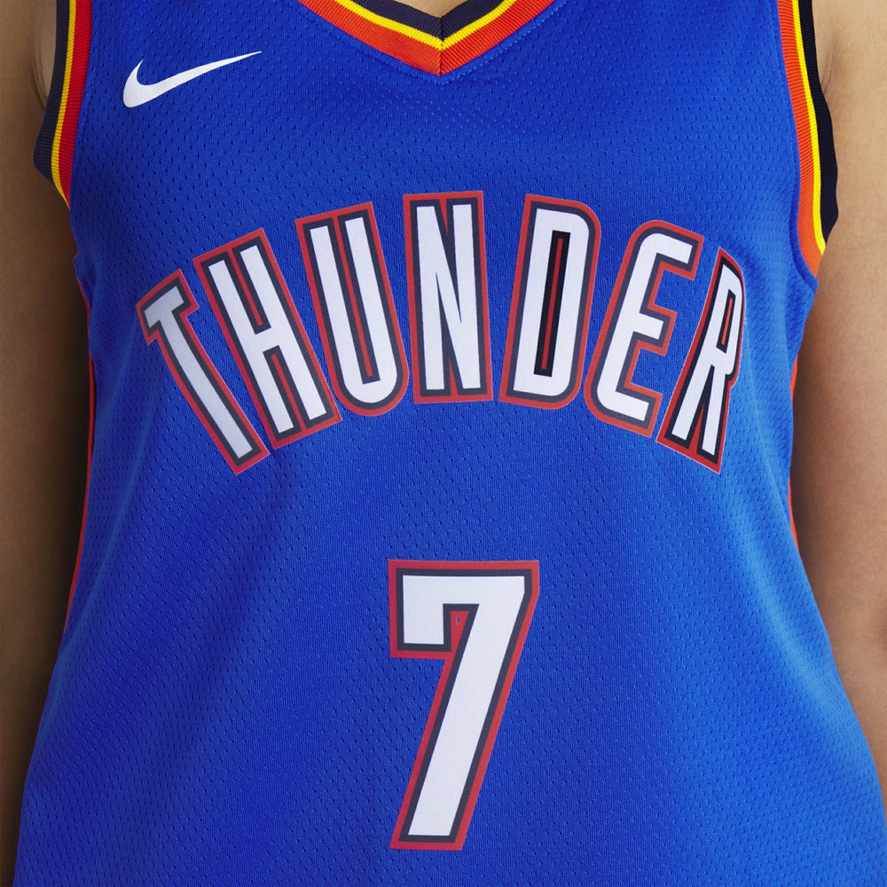 Chet Holmgren Oklahoma City Thunder Unisex 2022 NBA Draft First Round Pick Player Swingman Jersey Icon Edition Blue - NBA