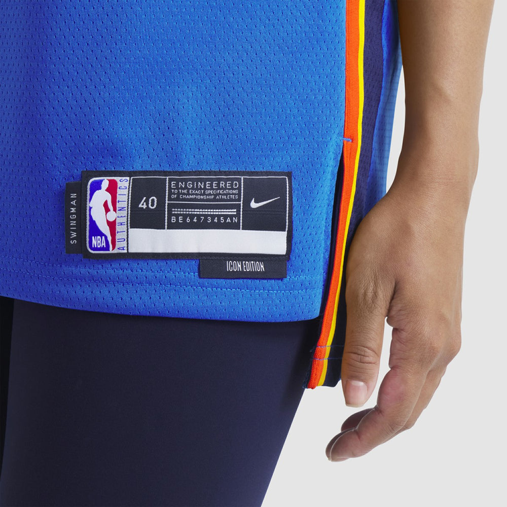 Chet Holmgren Oklahoma City Thunder Unisex 2022 NBA Draft First Round Pick Player Swingman Jersey Icon Edition Blue - NBA