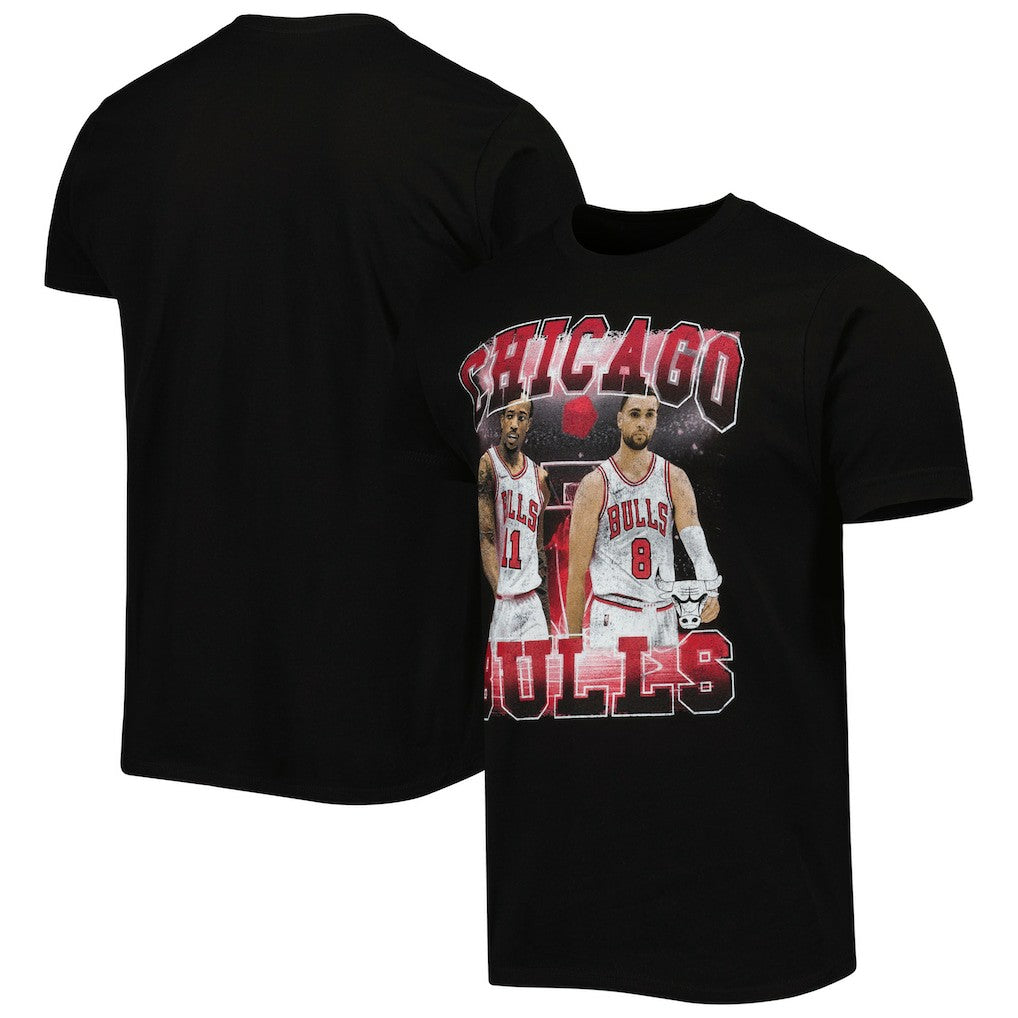DeMar DeRozan & Zach LaVine Chicago Bulls Stadium Essentials Unisex Player Duo T-Shirt Black - NBA
