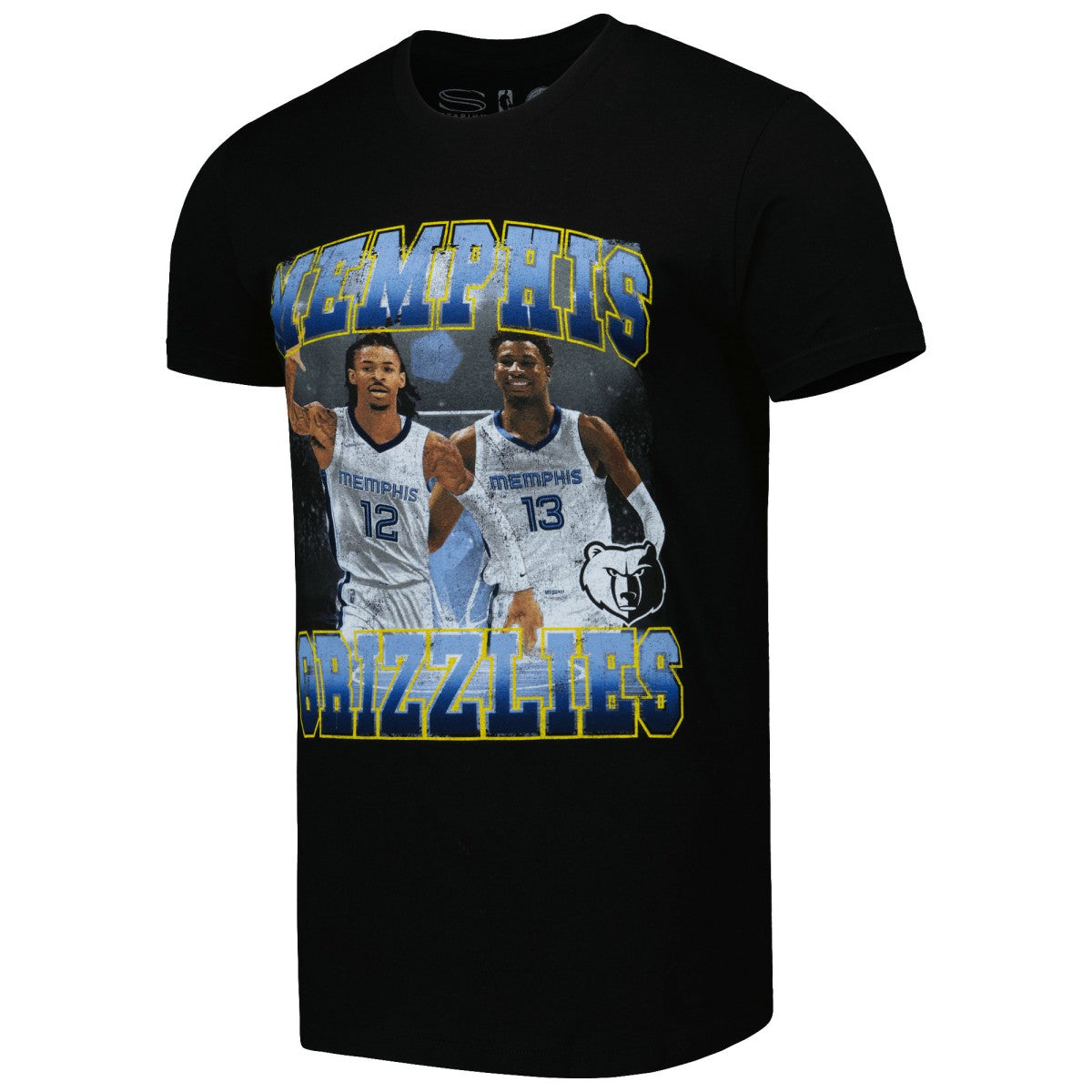 Ja Morant & Jaren Jackson Jr. Memphis Grizzlies Stadium Essentials Unisex Player Duo T-Shirt Black - NBA