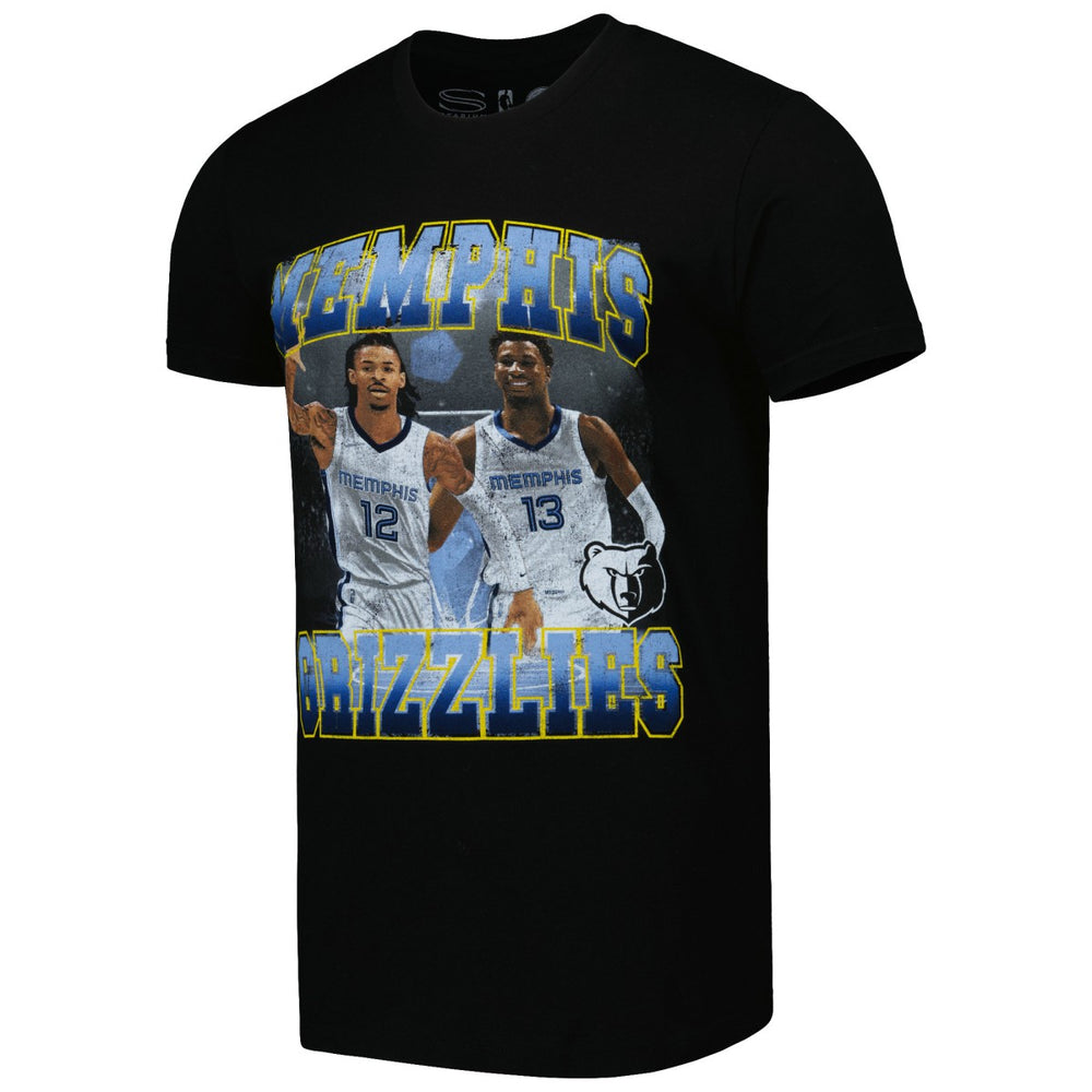 Ja Morant & Jaren Jackson Jr. Memphis Grizzlies Stadium Essentials Unisex Player Duo T-Shirt Black - NBA
