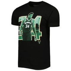 Giannis Antetokounmpo Milwaukee Bucks Stadium Essentials Unisex Player Skyline T-Shirt Black - NBA