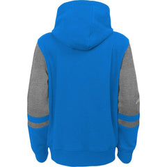 Los Angeles Chargers Preschool Stadium Color Block Full-Zip Hoodie Powder Blue | NFL
