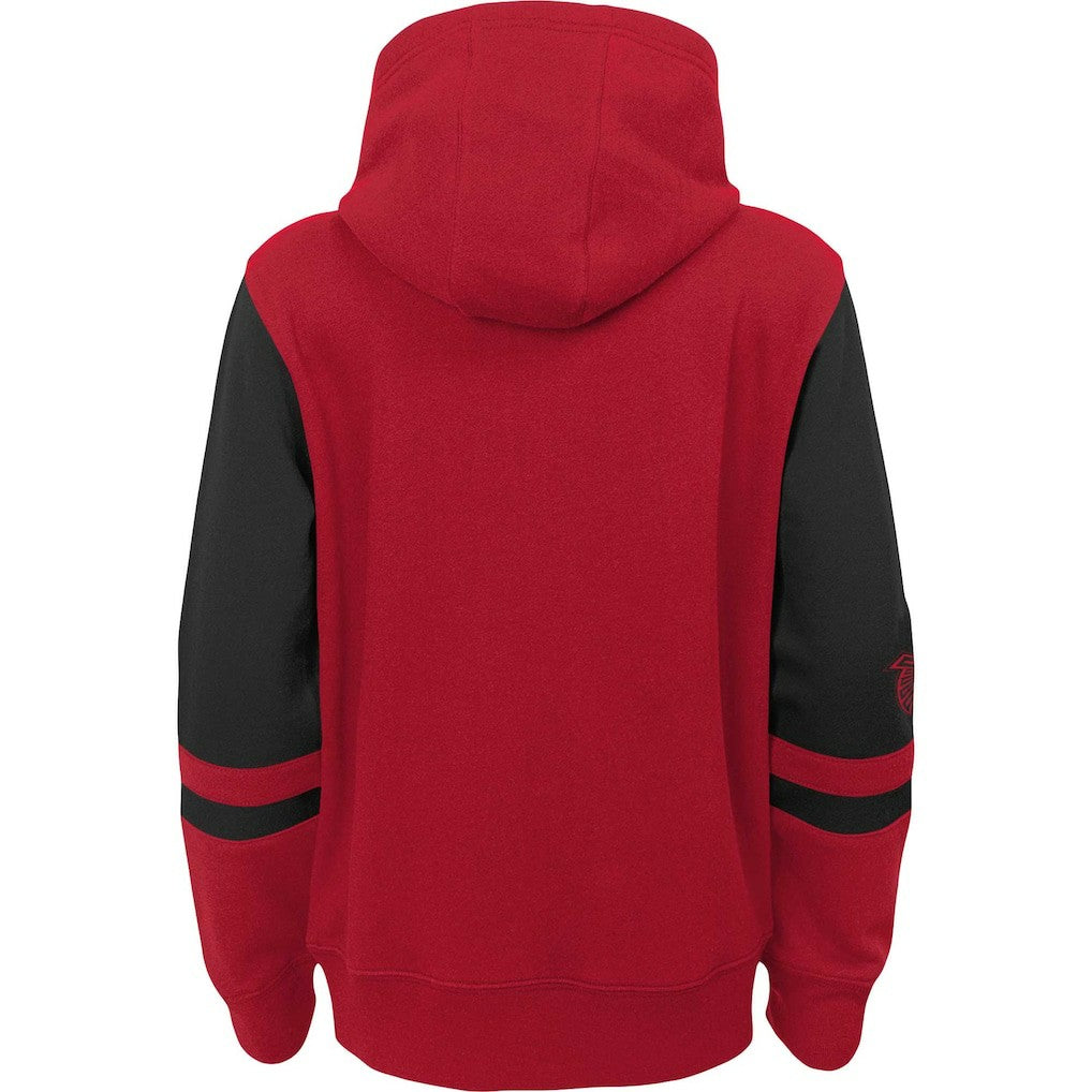 Atlanta Falcons Preschool Stadium Color Block Full-Zip Hoodie Red | NFL