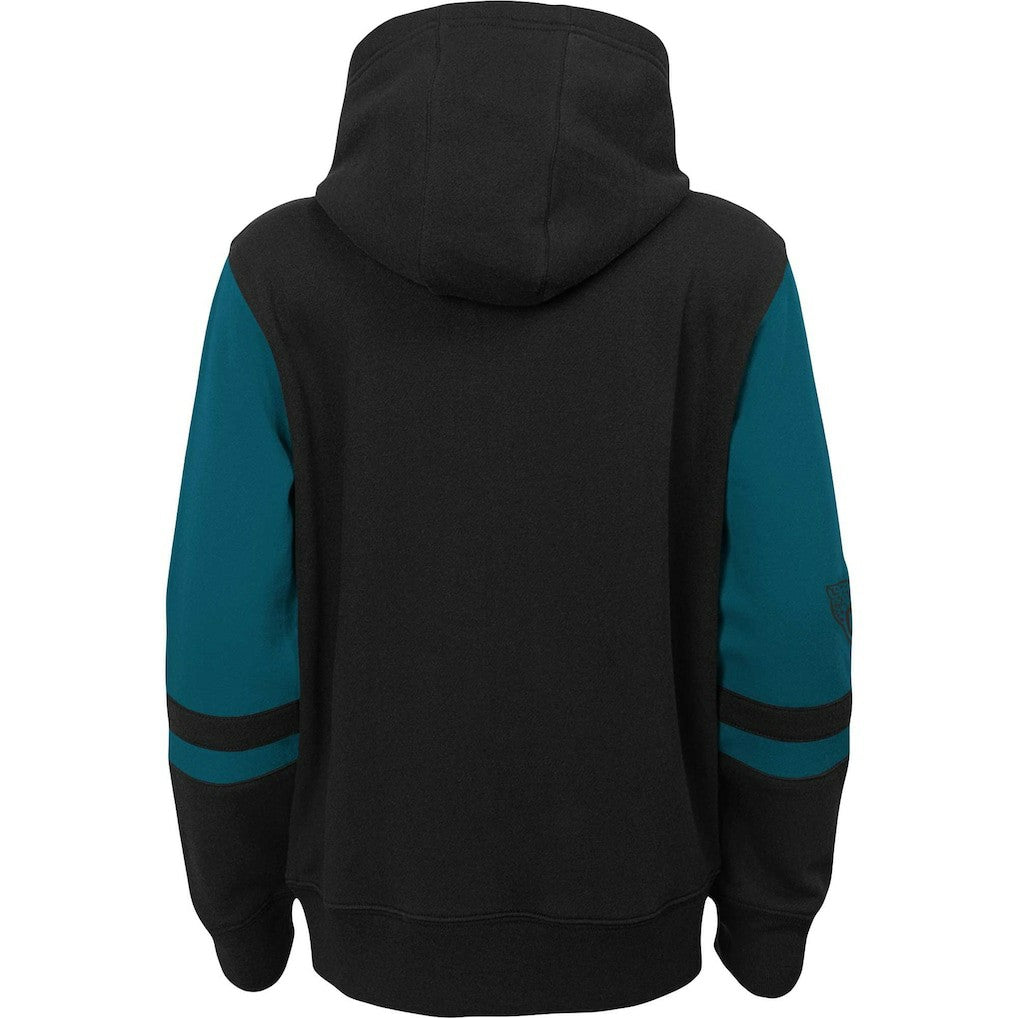 Jacksonville Jaguars Preschool Stadium Color Block Full-Zip Hoodie Black | NFL
