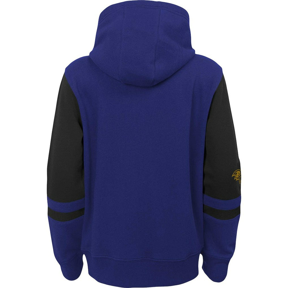 Baltimore Ravens Preschool Stadium Color Block Full-Zip Hoodie Purple | NFL