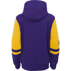 Minnesota Vikings Preschool Stadium Color Block Full-Zip Hoodie Purple | NFL