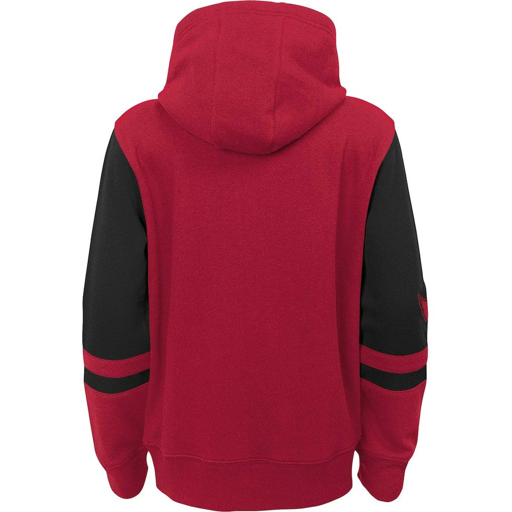 Arizona Cardinals Youth Colorblock Full-Zip Hoodie Cardinal | NFL