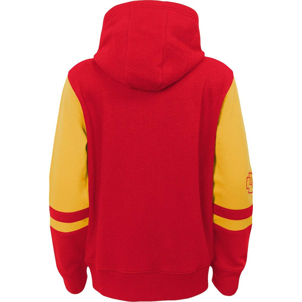 Kansas City Chiefs Youth Colorblock Full-Zip Hoodie Red | NFL