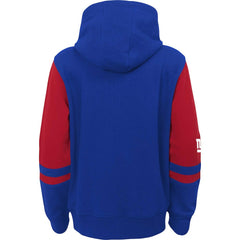 New York Giants Youth Colorblock Full-Zip Hoodie Royal | NFL