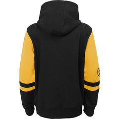 Pittsburgh Steelers Youth Colorblock Full-Zip Hoodie Black | NFL