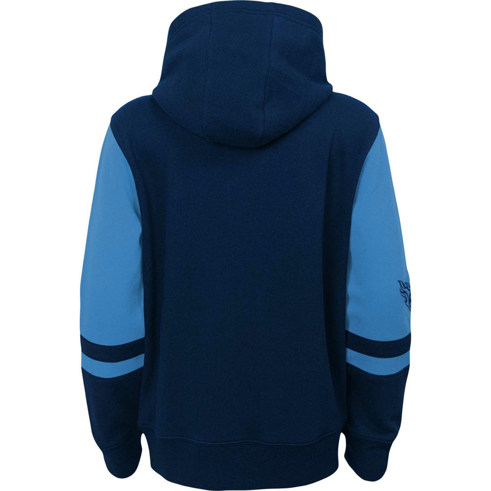 Tennessee Titans Youth Colorblock Full-Zip Hoodie Navy | NFL