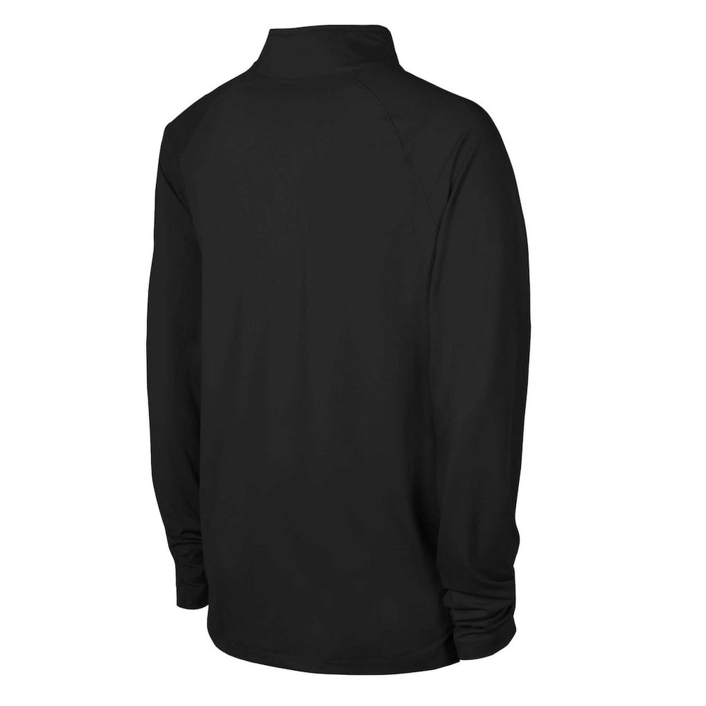 Las Vegas Raiders Combine Authentic Raglan Quarter-Zip Top Black | NFL