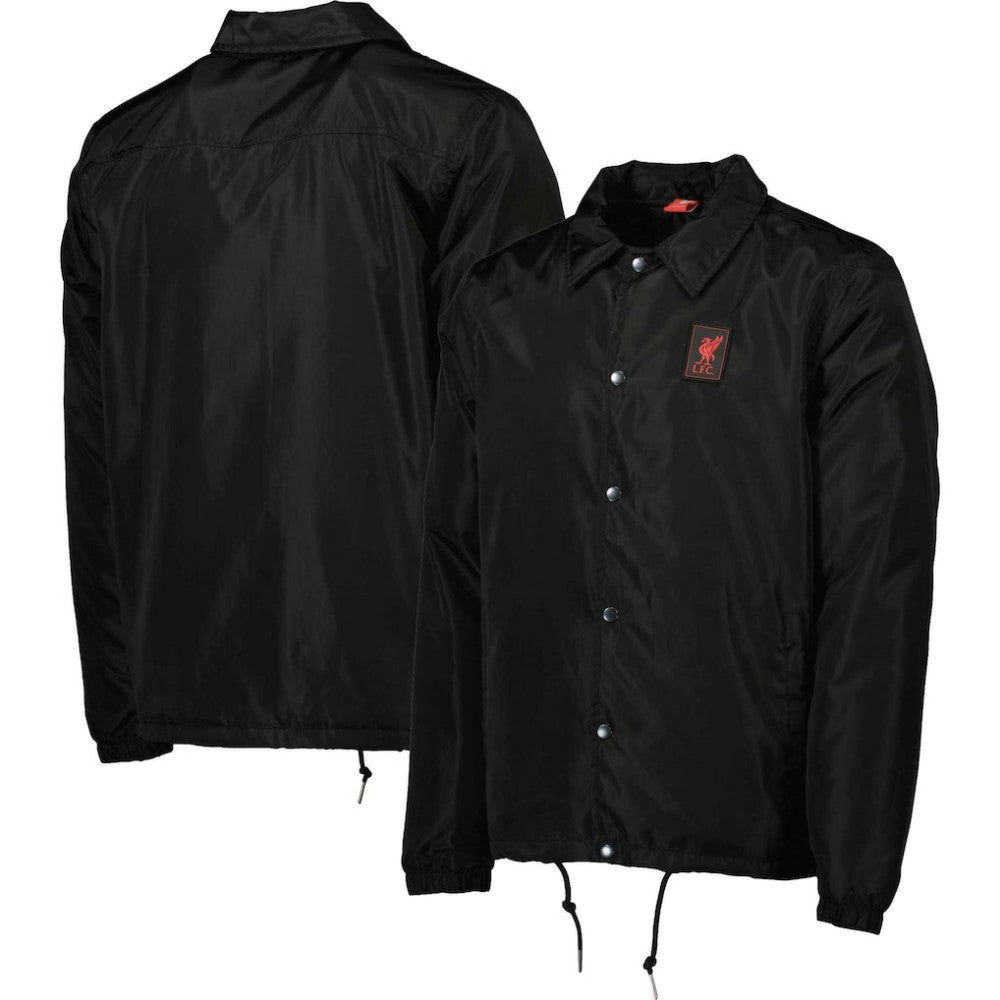 Liverpool Coaches Full-Snap Jacket Black - FIFA World CUP