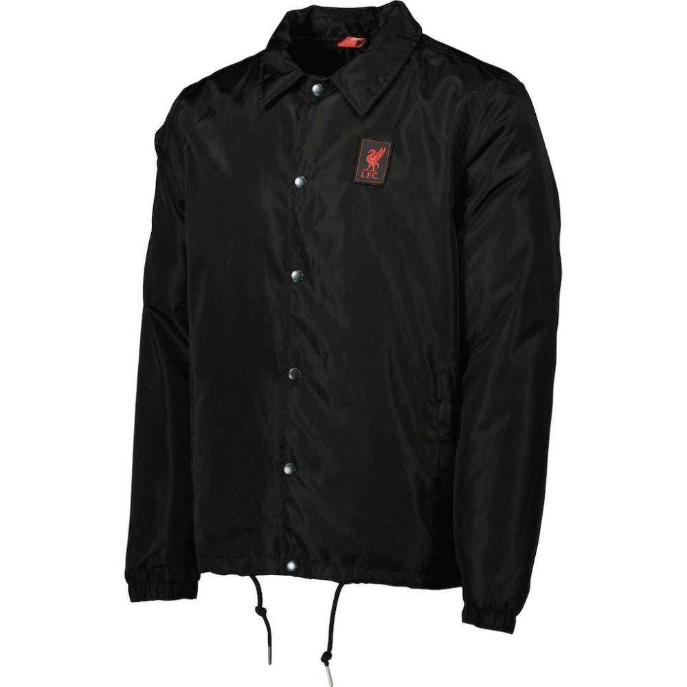 Liverpool Coaches Full-Snap Jacket Black - FIFA World CUP
