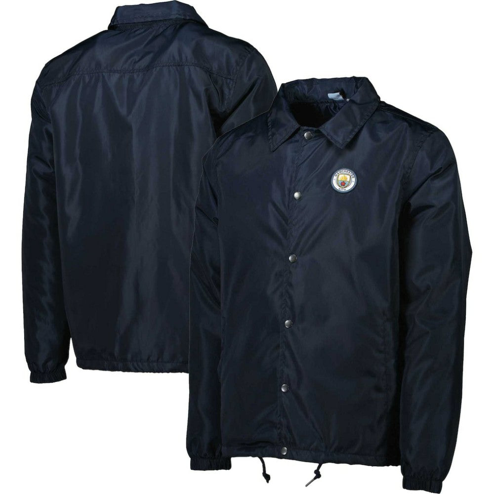 Manchester City Coaches Full-Snap Jacket Navy - FIFA World CUP