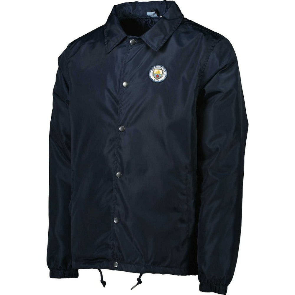 Manchester City Coaches Full-Snap Jacket Navy - FIFA World CUP